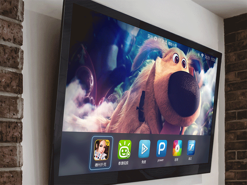 TV desktop app ae animation app concept tv ui ux