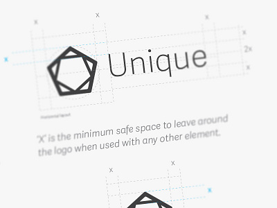 Logo spacing branding design guidelines identity logo spacing unique