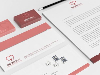 Branding #1 branding business card career clinic dentist dentistry heart odonto odontology re design tooth visual identity