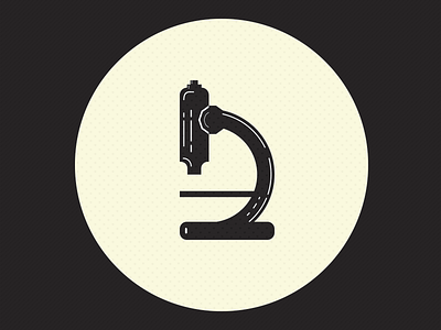 Microscope WIP icon illustration lab science