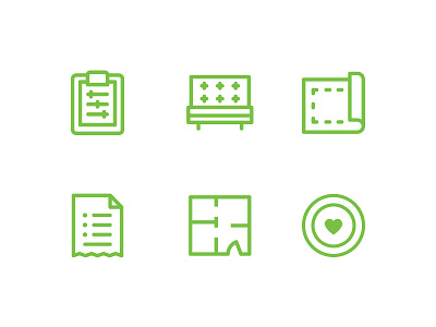 Icon Set 02 connect design expenses fit furniture icons planning programming