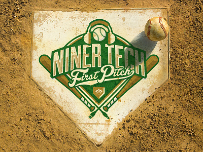 Niner Tech First Pitch baseball campus sport unc charlotte