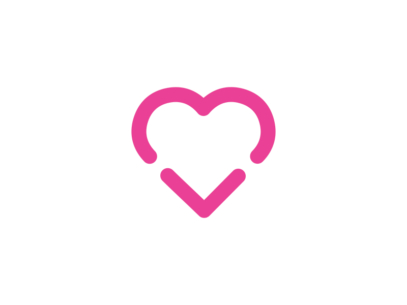 <3 Logo charity design donate heart logo