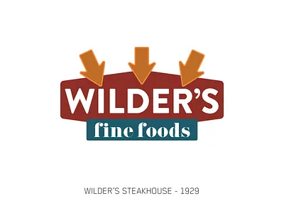 Wilder's - Sign Series 20s illustration series sign signage vintage