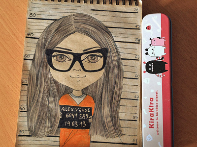 Alex Vause anna pozdieieva art character illustration movie orange is the new black prison prisoner sketch sketchy