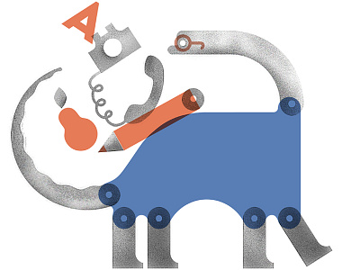 65 Million Years Ago designostrataurs dinosaur dinosaurus illustration pear pencil prehistoric texture