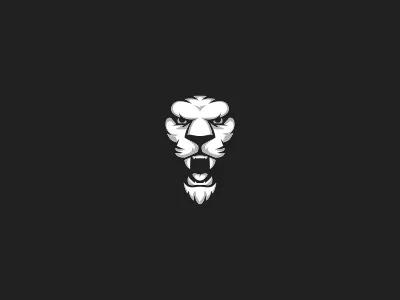 LionRoar WIP animal beast cat lion logo roar symbol teeth