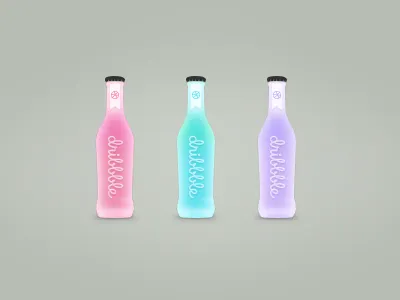 Dribbble Cocktail bottle bright cocktail color dribbble drink glass icon liqueur realistic ui