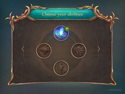 Fantasy GUI android brainchild brainchildpl design diablo gui interface ios layout rpg set urbanski