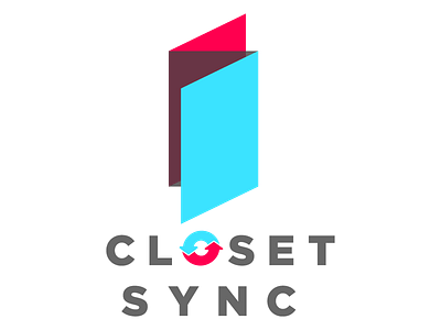 Closet Sync app logo minimal modern