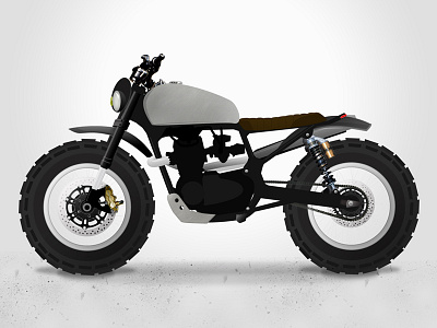 Brother Moto Cb450 Scrambler Concept brother moto cafe racer cb450 honda motorcycle scrambler