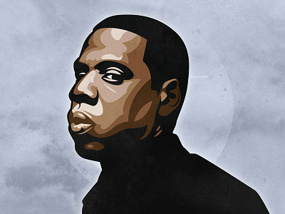 Jay hova illustration jay jay z jigga portrait