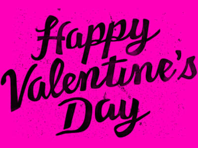 Valentine Lettering gif lettering sharpie type typography valentine valentine lettering valentines valentines day vday watercolor