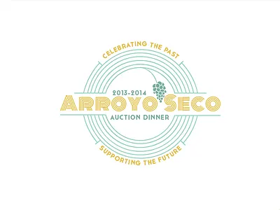 Arroyo Seco artdeco deco logo retro vintage