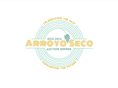 Arroyo Seco artdeco deco logo retro vintage