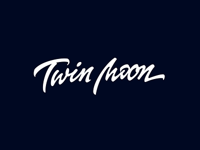 Twin Moon branding calligraphy design lettering logo logotype typography дизайн леттеринг лого типографика