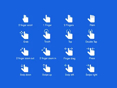 Hand Gestures PSD free psd gestures icons psd