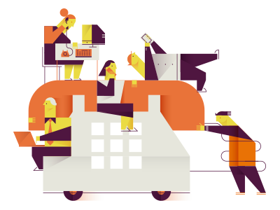 Savia #36 people phone vector work