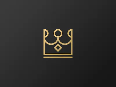 Crown Option 1 crown dark gold icon jewels king logo royal