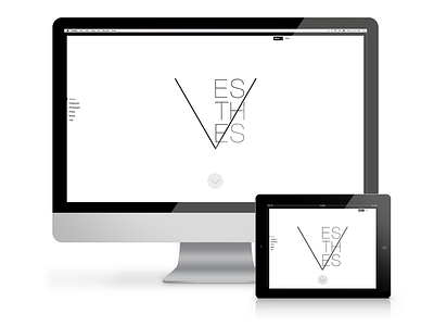 Vesthes - Landing page fashion gallery luxury minimal responsive ui ux