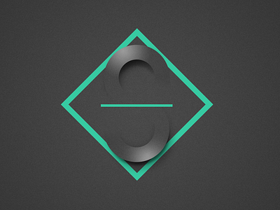 S [Work In Progress] brand font logo s shadows typography