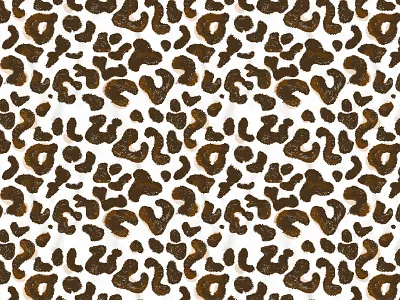Leopard Pattern hand drawn illustration leopard patternproject