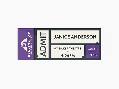 Ticket - Final Round badge frame illustration line art monoweight purple simple ticket vector vintage wip