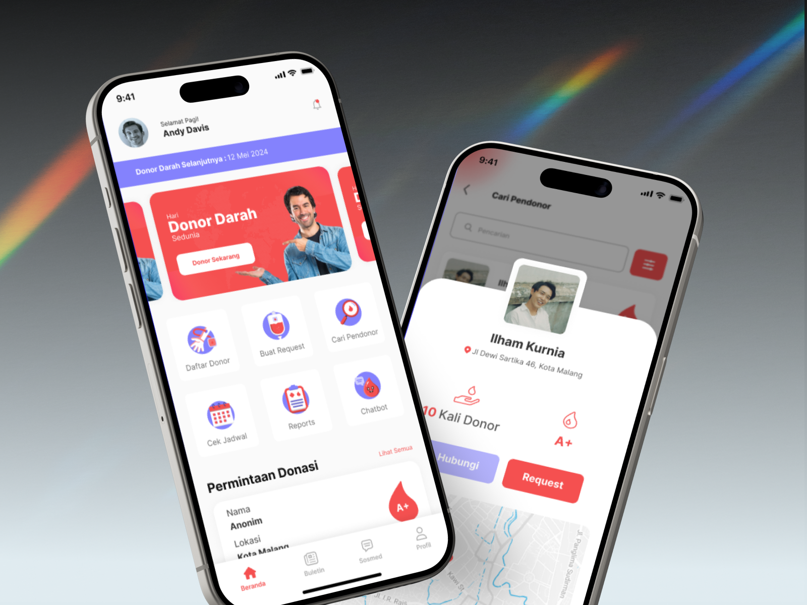 Mobile App Design for Blood Donation App UI app blood donation ui mobile app ui uiux