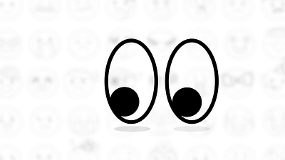 Jumping eyeballs / emoji animation 2d animation emoji