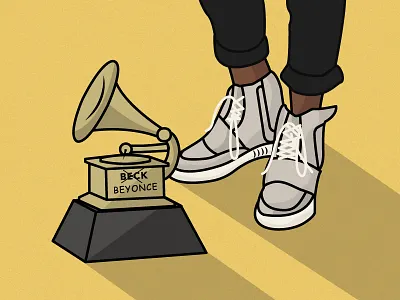 Oh Yeezy... adidas grammys illustration kanye west yeezy 750 boost