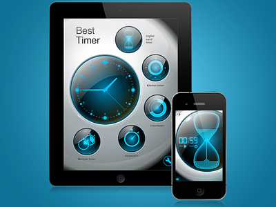 Best Timer – #1 utility in 25 countries application interface gui interface ios ui