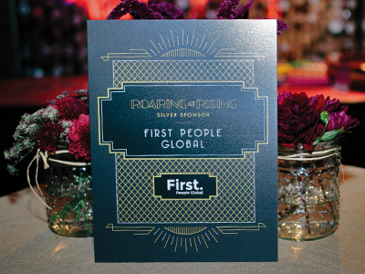 Table Sign advertising art deco gatsby promotional retro sign table tent vintage