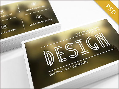 15 Clean and Minimal Business Cards Collection - Part 1 branding business card design illustration minimal modern photoshop print psd template typography