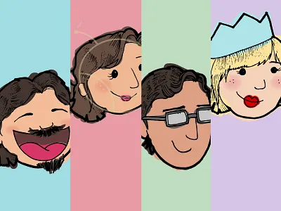 Team Avatars avatar digital art gamomo headshot illustration motion graphics