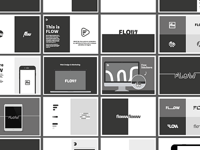 Flow Brand Exploration branding exploration flow idea identity logo logo mark mark