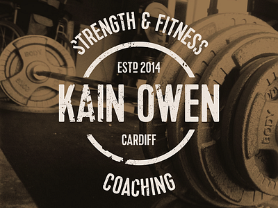 Kain Owen Strength and Fitness logo logo personal photography textured trainer worn