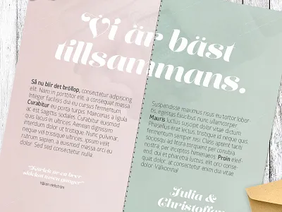 Love is in the air. art direction bröllop bröllopsinbjudan graphic design graphic designer layout type typography wedding wedding invitation wedding invitations wedding stationery