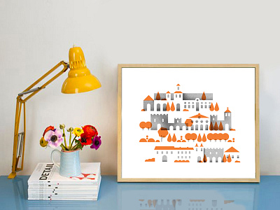 The Alhambra [Print Available!] alhambra architecture granada illustration inspiration print product sight seeing spain the alhambra travel