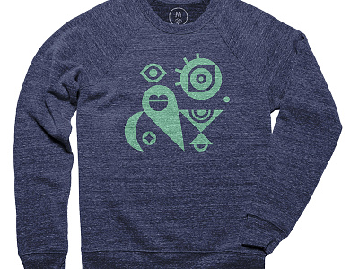 Rosie Sweatshirt abstract design eye face illustration sweatshirt