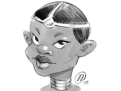 Amanirenas black and white character doodle illustration kush queen sketch