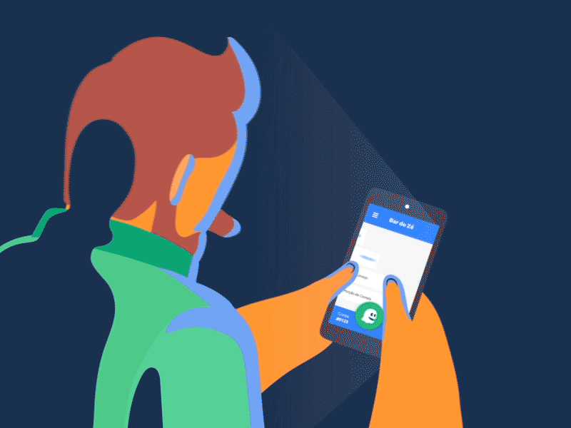 Accessing App after effects animation app design illustration motion design motion graphics mowe relâmpago saída certa