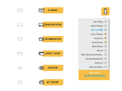 Tripwith UI Mockup Icon guide mockup ui ux web