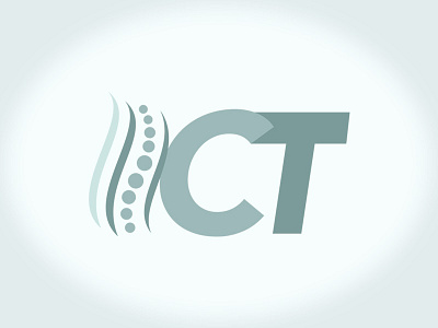 ICT Logo Option chiropractic chriopractor logo spine