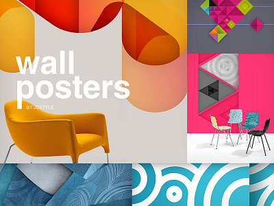 Wall Posters adstract art branding graphic design illustration jdstyle posters wallpaper