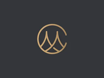 CM branding identity logo monogram type typography