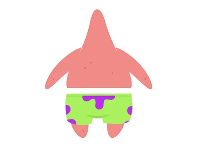 Is mayonnaise an instrument? cartoon illustration minimalism minimalistic nickelodeon patrick patrick star spongebob squarepants star
