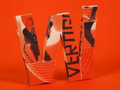 Old Dies for New Saul Bass Type acrylic type adc collage lettering saul bass typography young guns