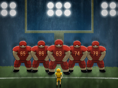 Rise football rain sports underdog