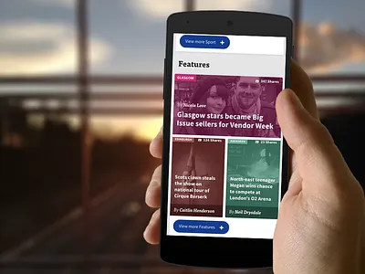 Feature Styles articles css filters features green news opacity purple red source sans pro stv news symbolset tisa pro