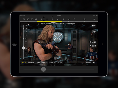 Camera control app app camera control film movie ui ux
